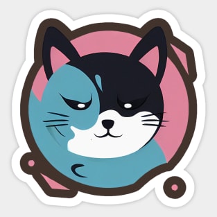 Funny cat Sticker